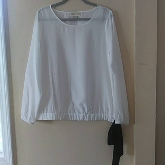 Michael Kors Tops - Michael Kors sheer tunic long sleeve
